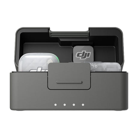 DJI Mic Mini 2S Sistema de Micrófono Inalámbrico Doble Canal | 1 Transmisor | 1 Receptor Móvil | Para Cámaras Profesionales, Smartphones, Tablets y Computadoras | Cubierta Magnética Intercambiable