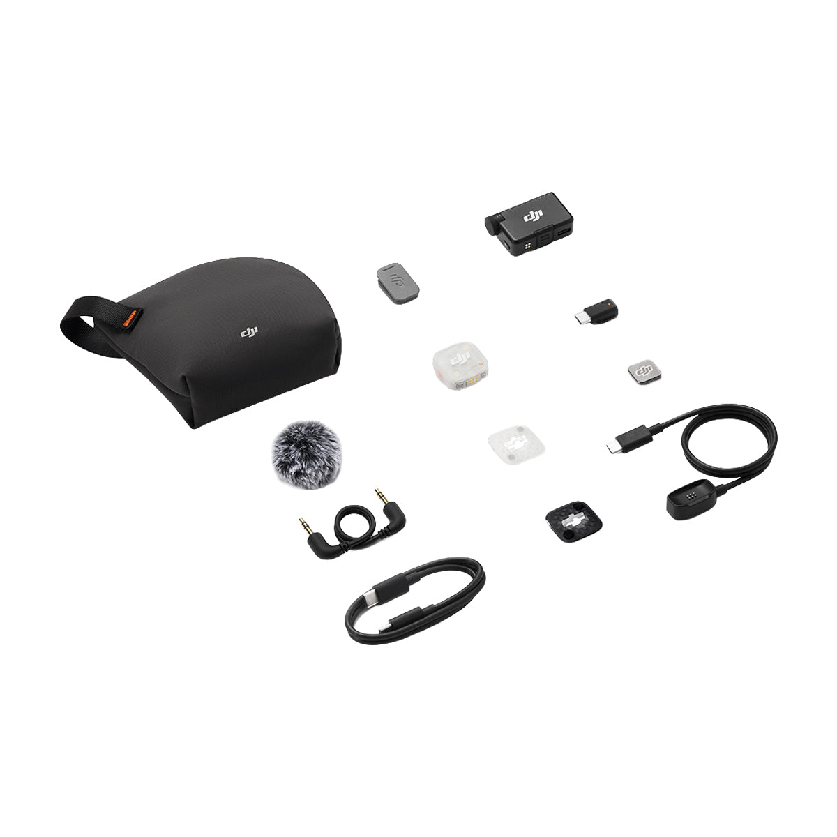 DJI Mic Mini 2S Micrófono Inalámbrico | 1 Transmisor | 1 Receptor | Para Cámaras Profesionales, Smartphones, Tablets y Computadoras | Cubierta Magnética Intercambiable