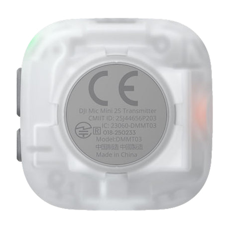 DJI Mic Mini 2S Micrófono Inalámbrico | 1 Transmisor | 1 Receptor | Para Cámaras Profesionales, Smartphones, Tablets y Computadoras | Cubierta Magnética Intercambiable