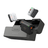 DJI Mic Mini 2S Sistema de Micrófono Inalámbrico Doble Canal | 2 Transmisores | 1 Receptor | Para Cámaras Profesionales, Smartphones, Tablets y Computadoras | Cubierta Magnética Intercambiable
