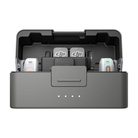 DJI Mic Mini 2S Sistema de Micrófono Inalámbrico Doble Canal | 2 Transmisores | 1 Receptor | Para Cámaras Profesionales, Smartphones, Tablets y Computadoras | Cubierta Magnética Intercambiable