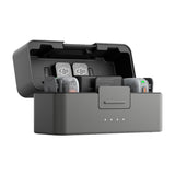 DJI Mic Mini 2S Sistema de Micrófono Inalámbrico Doble Canal | 2 Transmisores | 1 Receptor | Para Cámaras Profesionales, Smartphones, Tablets y Computadoras | Cubierta Magnética Intercambiable