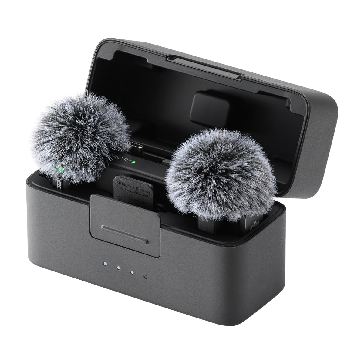 DJI Mic Mini Sistema de Micrófono Inalámbrico Doble Canal | 2 Transmisores | Para Cámaras Profesionales, Smartphones, Tablets y Computadoras | Negro