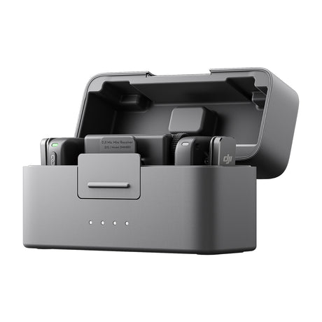 DJI Mic Mini Sistema de Micrófono Inalámbrico Doble Canal | 2 Transmisores | Para Cámaras Profesionales, Smartphones, Tablets y Computadoras | Negro