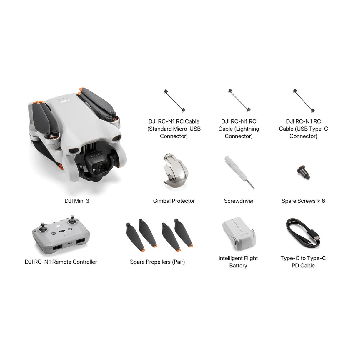 DJI Mini 3 Drone | Quadcopter | 48MP | Video 4K | OcuSync 2.0 | 38 Min