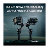 DJI RS 4 Combo Gimbal para Cámaras | Estabilizador de 3-Ejes | Motor Focus Pro | OLED Touchscreen  | 12H | Negro