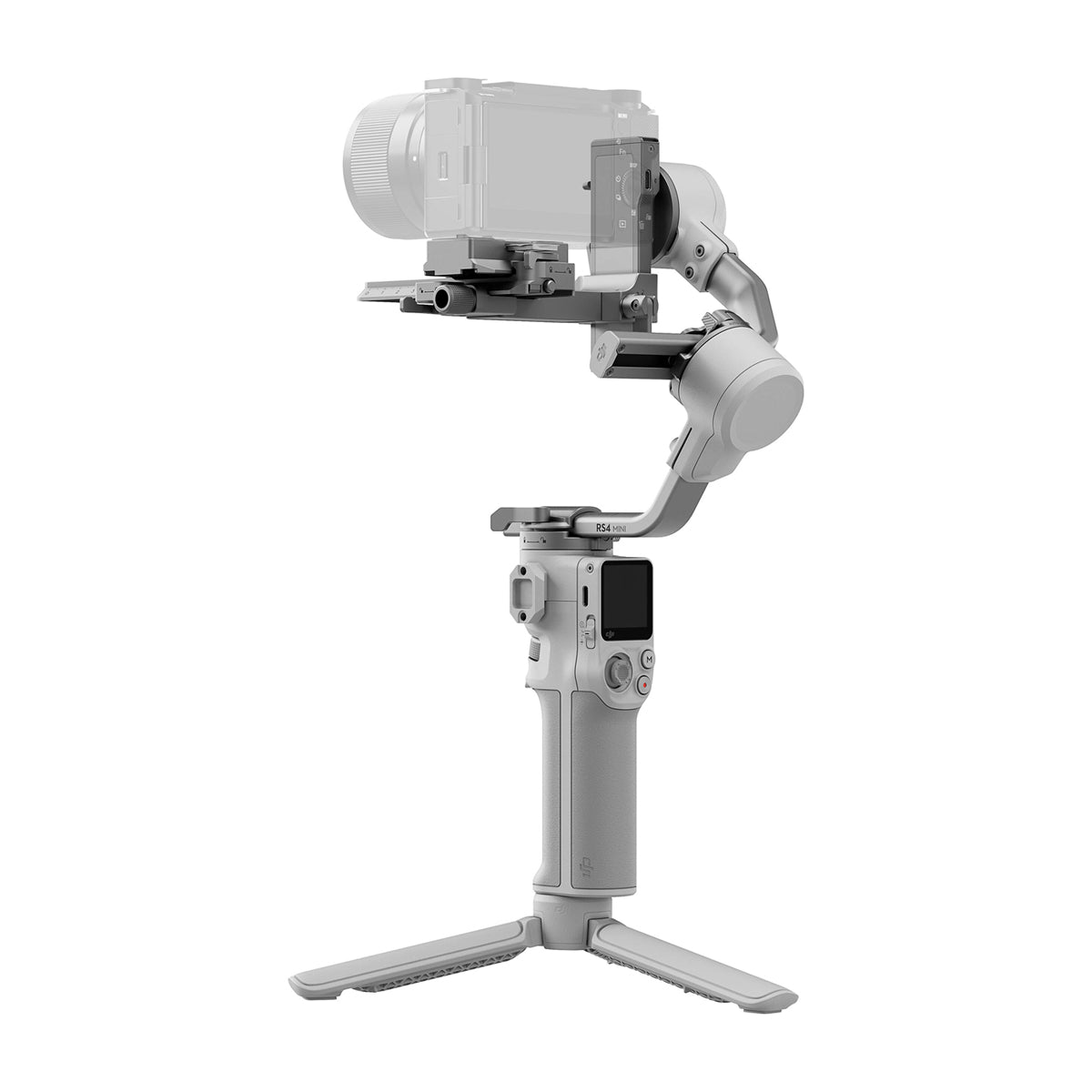 DJI RS 4 Mini Gimbal para Cámaras | Estabilizador de 3-Ejes | Modo Horizontal & Vertical | OLED Touchscreen | 13H