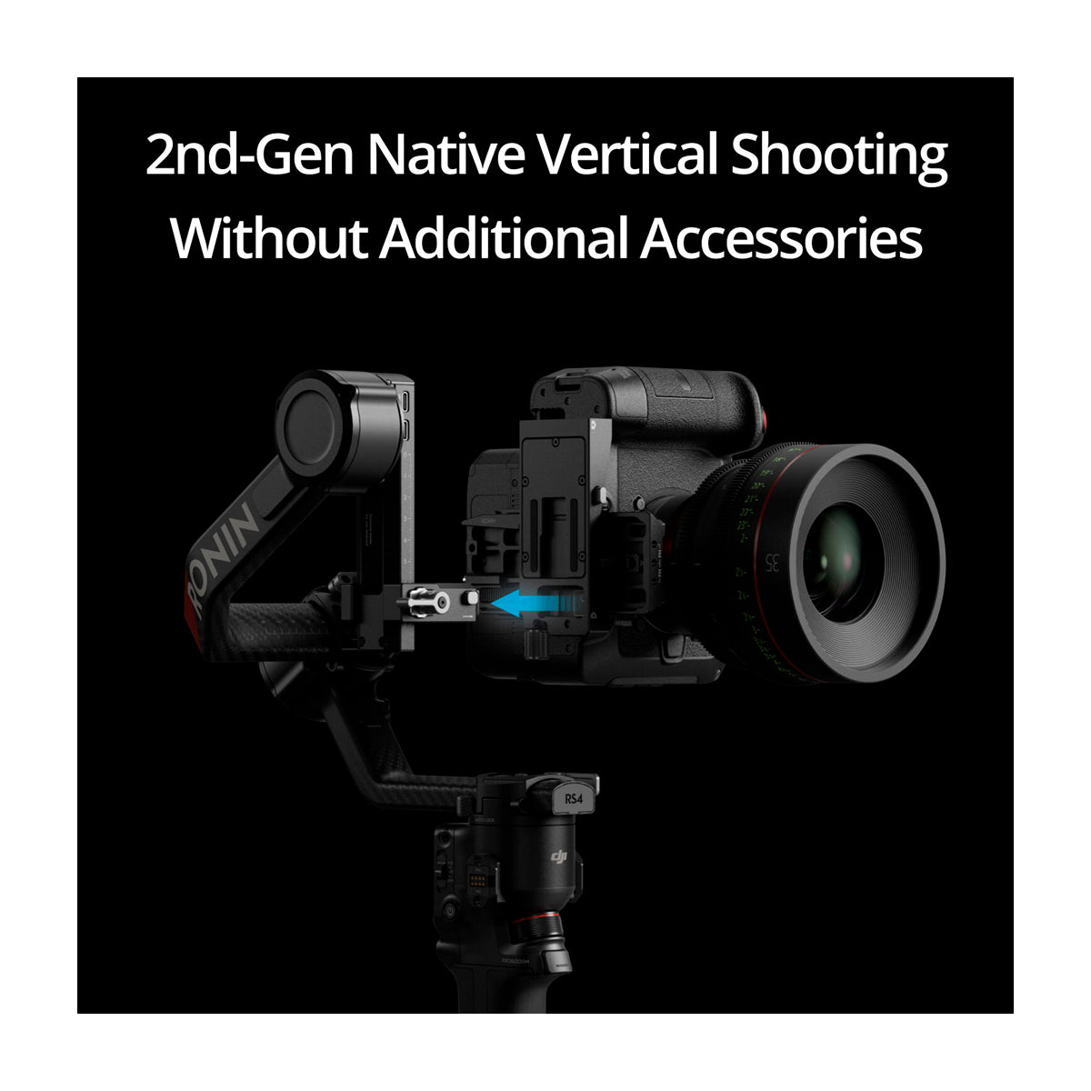 DJI RS 4 Pro Combo Gimbal para Cámaras | Estabilizador de 3-Ejes | Motor Focus Pro | ActiveTrack Pro | OLED Touchscreen  | 13H | Negro