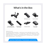 DJI RS 4 Pro Combo Gimbal para Cámaras | Estabilizador de 3-Ejes | Motor Focus Pro | ActiveTrack Pro | OLED Touchscreen  | 13H | Negro