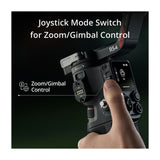 DJI RS 4 Gimbal para Cámaras | Estabilizador de 3-Ejes | OLED Touchscreen | 12H | Negro