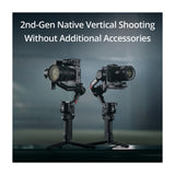 DJI RS 4 Gimbal para Cámaras | Estabilizador de 3-Ejes | OLED Touchscreen | 12H | Negro