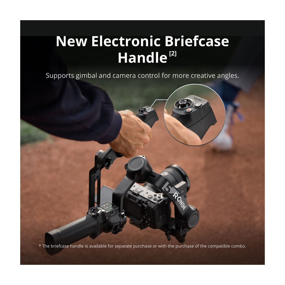 DJI RS 5 Combo Gimbal para Cámaras | Estabilizador de 3-Ejes | Motor Focus Pro | OLED Touchscreen | 14H | Negro