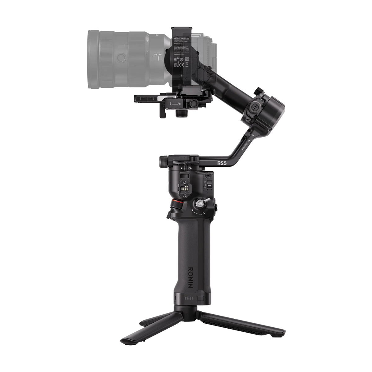 DJI RS 5 Gimbal para Cámaras | Estabilizador de 3-Ejes | Motor Focus Pro | OLED Touchscreen | 14H | Negro