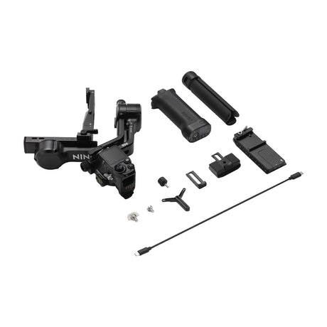 DJI RS 5 Gimbal para Cámaras | Estabilizador de 3-Ejes | Motor Focus Pro | OLED Touchscreen | 14H | Negro