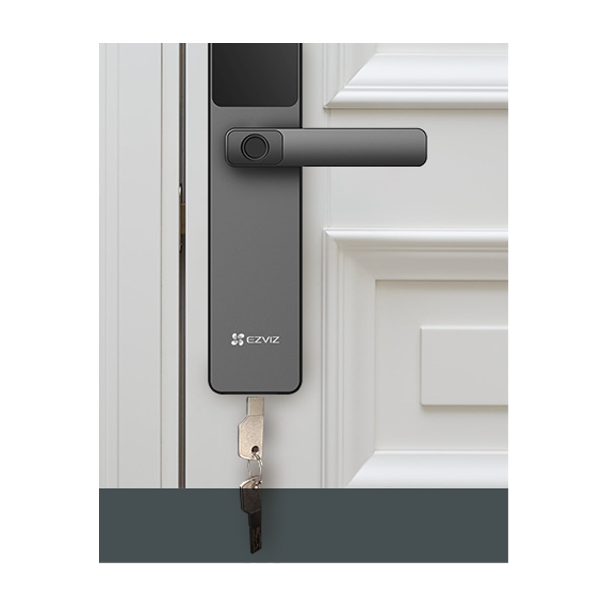 EZVIZ DL05 Cerradura Inteligente WiFi con Huella Dactilar | Alarma Antimanipulación | Anti-Peeping Codes | Diseño Robusto | Desbloqueo Remoto