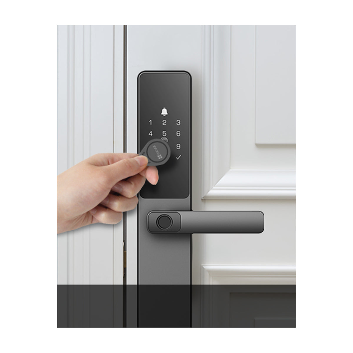 EZVIZ DL05 Cerradura Inteligente WiFi con Huella Dactilar | Alarma Antimanipulación | Anti-Peeping Codes | Diseño Robusto | Desbloqueo Remoto
