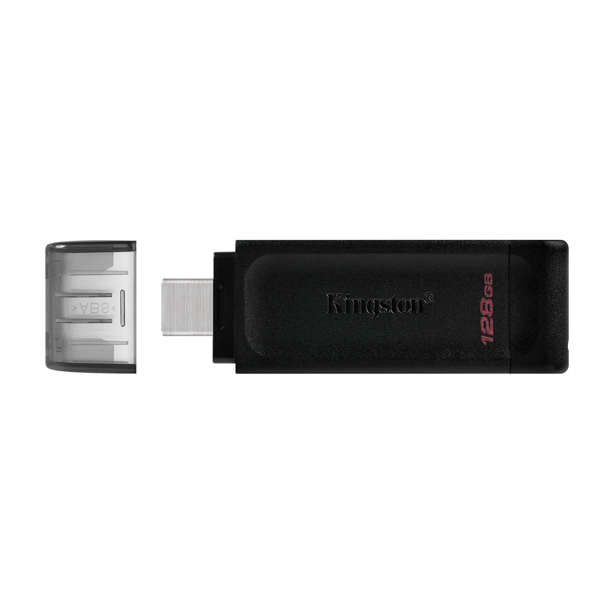 Kingston Memoria USB C de 128GB | USB 3.2 | Negro