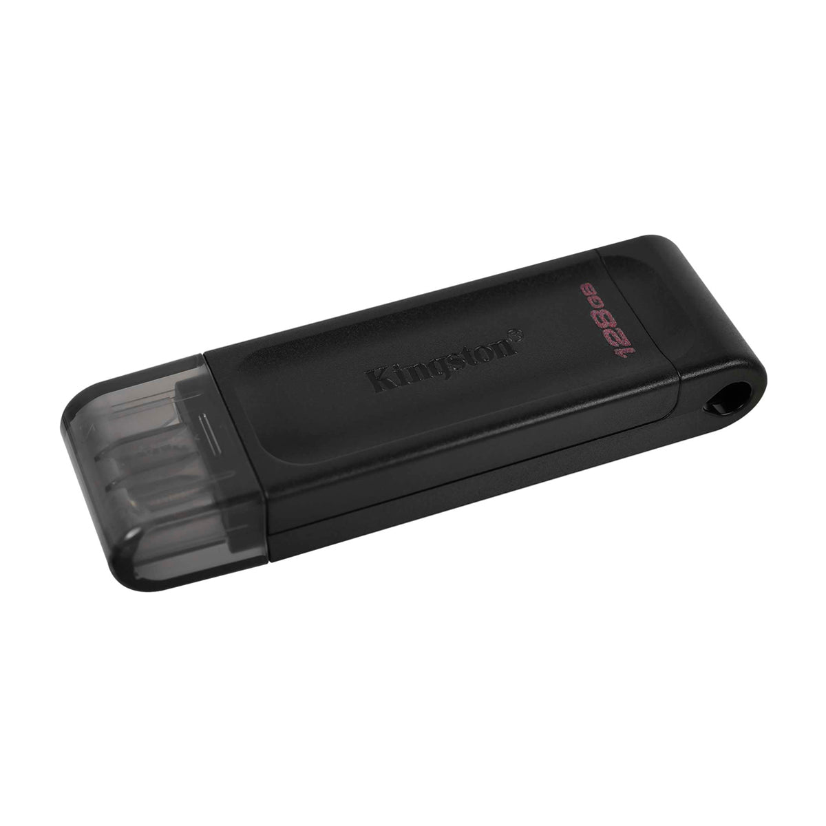 Kingston Memoria USB C de 128GB | USB 3.2 | Negro