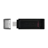 Kingston Memoria USB C de 256GB | USB 3.2 | Negro