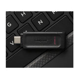 Kingston Memoria USB C de 256GB | USB 3.2 | Negro