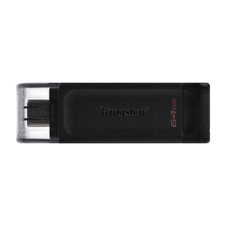 Kingston Memoria USB C de 64GB | USB 3.2 | Negro