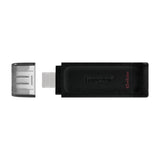 Kingston Memoria USB C de 64GB | USB 3.2 | Negro