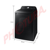 Samsung Secadora a Gas de Carga Frontal | Sensor Dry | Moisture Sensor | Puerta Reversible | 22kg | Negro