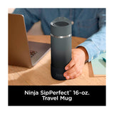 Ninja Sip Perfect Taza De Viaje | Tecnología HeatStore | 16 Oz | Negro