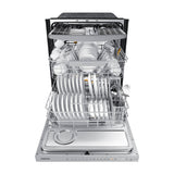 Samsung BESPOKE Lavaplatos Empotrable de 24" | Energy Star | Digital | WiFi | StormWash+ | AutoRelease | Tercera Rejilla | Silencioso 42 dBA | 15 P/S | White Glass