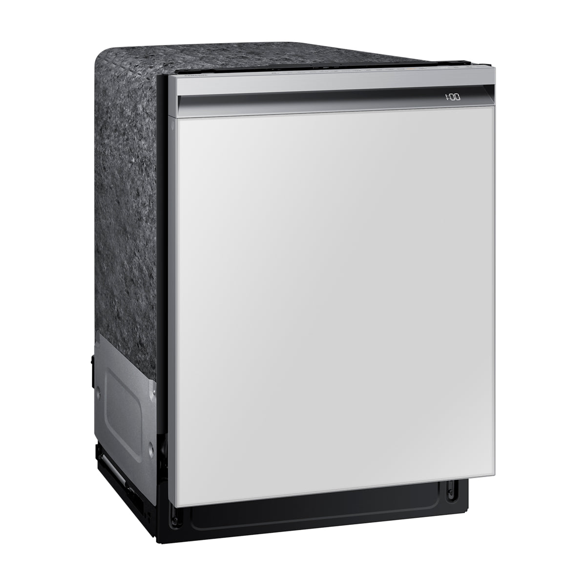 Samsung BESPOKE Lavaplatos Empotrable de 24" | Energy Star | Digital | WiFi | StormWash+ | AutoRelease | Tercera Rejilla | Silencioso 42 dBA | 15 P/S | White Glass