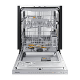 Samsung BESPOKE Lavaplatos Empotrable de 24" | Energy Star | Digital | WiFi | StormWash+ | AutoRelease | Tercera Rejilla | Silencioso 42 dBA | 15 P/S | White Glass