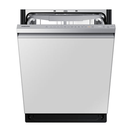 Samsung BESPOKE Lavaplatos Empotrable de 24" | Energy Star | Digital | WiFi | StormWash+ | AutoRelease | Tercera Rejilla | Silencioso 42 dBA | 15 P/S | White Glass
