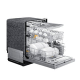 Samsung BESPOKE Lavaplatos Empotrable de 24" | Energy Star | Digital | WiFi | StormWash+ | AutoRelease | Tercera Rejilla | Silencioso 42 dBA | 15 P/S | White Glass