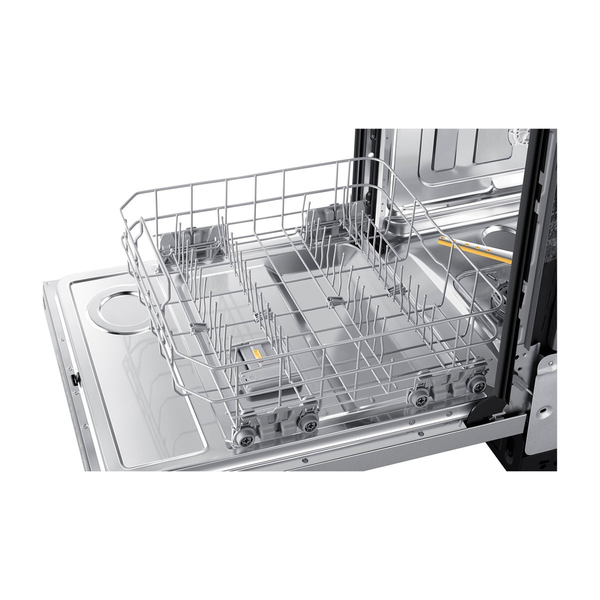 Samsung BESPOKE Lavaplatos Empotrable de 24" | Energy Star | Digital | WiFi | StormWash+ | AutoRelease | Tercera Rejilla | Silencioso 42 dBA | 15 P/S | White Glass