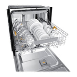 Samsung BESPOKE Lavaplatos Empotrable de 24" | Energy Star | Digital | WiFi | StormWash+ | AutoRelease | Tercera Rejilla | Silencioso 42 dBA | 15 P/S | White Glass