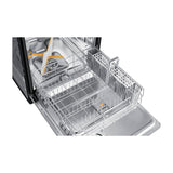 Samsung BESPOKE Lavaplatos Empotrable de 24" | Energy Star | Digital | WiFi | StormWash+ | AutoRelease | Tercera Rejilla | Silencioso 42 dBA | 15 P/S | White Glass