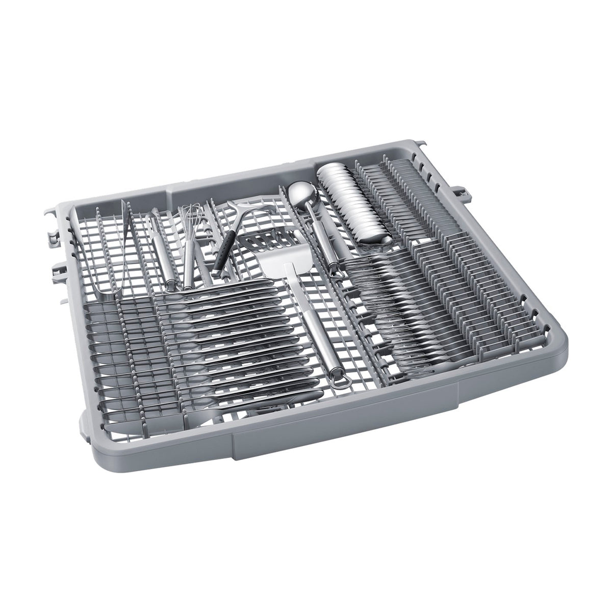 Samsung BESPOKE Lavaplatos Empotrable de 24" | Energy Star | Digital | WiFi | StormWash+ | AutoRelease | Tercera Rejilla | Silencioso 42 dBA | 15 P/S | White Glass