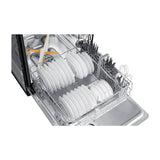 Samsung BESPOKE Lavaplatos Empotrable de 24" | Energy Star | Digital | WiFi | StormWash+ | AutoRelease | Tercera Rejilla | Silencioso 42 dBA | 15 P/S | White Glass