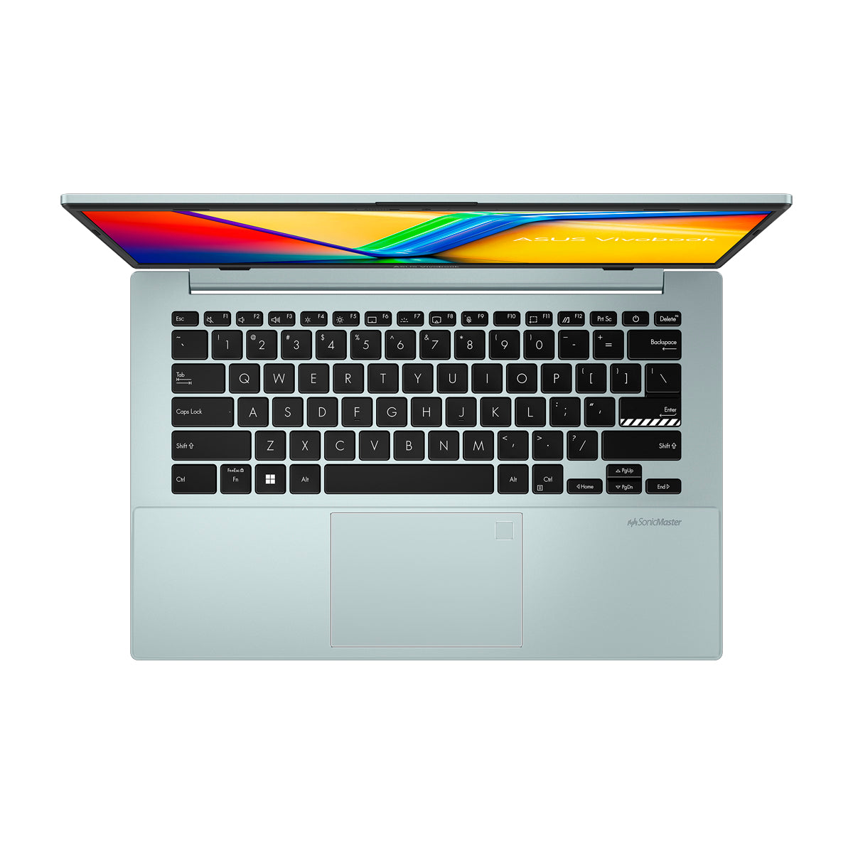 Asus Vivobook Go Laptop 14" FHD, AMD Ryzen 5 7520U, 16GB RAM, 512GB SSD, AMD Radeon,  Lector de Huellas, Audio SonicMaster, Windows 11 Home | Gris Verde