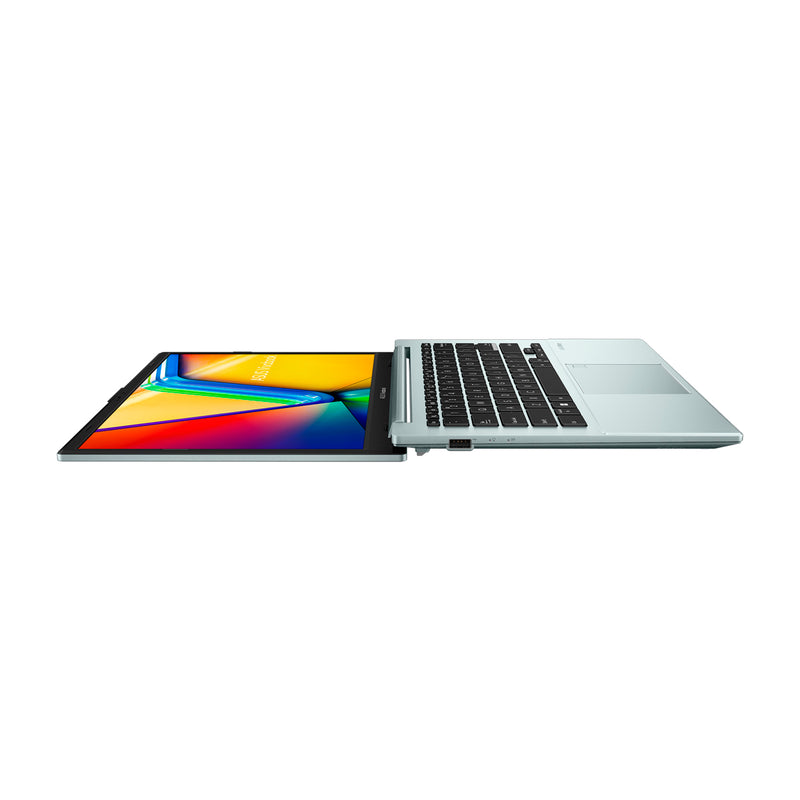 Asus Vivobook Go Laptop 14" FHD, AMD Ryzen 5 7520U, 16GB RAM, 512GB SSD, AMD Radeon,  Lector de Huellas, Audio SonicMaster, Windows 11 Home | Gris Verde