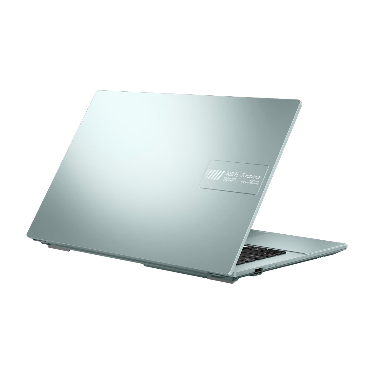 Asus Vivobook Go Laptop 14" FHD, AMD Ryzen 5 7520U, 16GB RAM, 512GB SSD, AMD Radeon,  Lector de Huellas, Audio SonicMaster, Windows 11 Home | Gris Verde