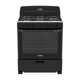 Mabe Estufa a Gas de Acero Inoxidable | Tecnología Ultimate | Perfect Cook | Easy Clean Pro | 30" | 6 Quemadores | Negro