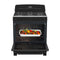 Mabe Estufa a Gas de Acero Inoxidable | Tecnología Ultimate | Perfect Cook | Easy Clean Pro | 30" | 6 Quemadores | Negro