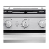 Mabe Estufa a Gas de Acero Inoxidable | Tecnología Ultimate | Tipo Espejo | Easy Clean Pro | Tapa | 24" | 4 Quemadores