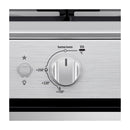 Mabe Estufa a Gas de Acero Inoxidable | Tecnología Ultimate | Tipo Espejo | Easy Clean Pro | Tapa | 24" | 4 Quemadores