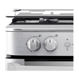 Mabe Estufa a Gas de Acero Inoxidable | Tecnología Ultimate | Tipo Espejo | Easy Clean Pro | Tapa | 24" | 4 Quemadores