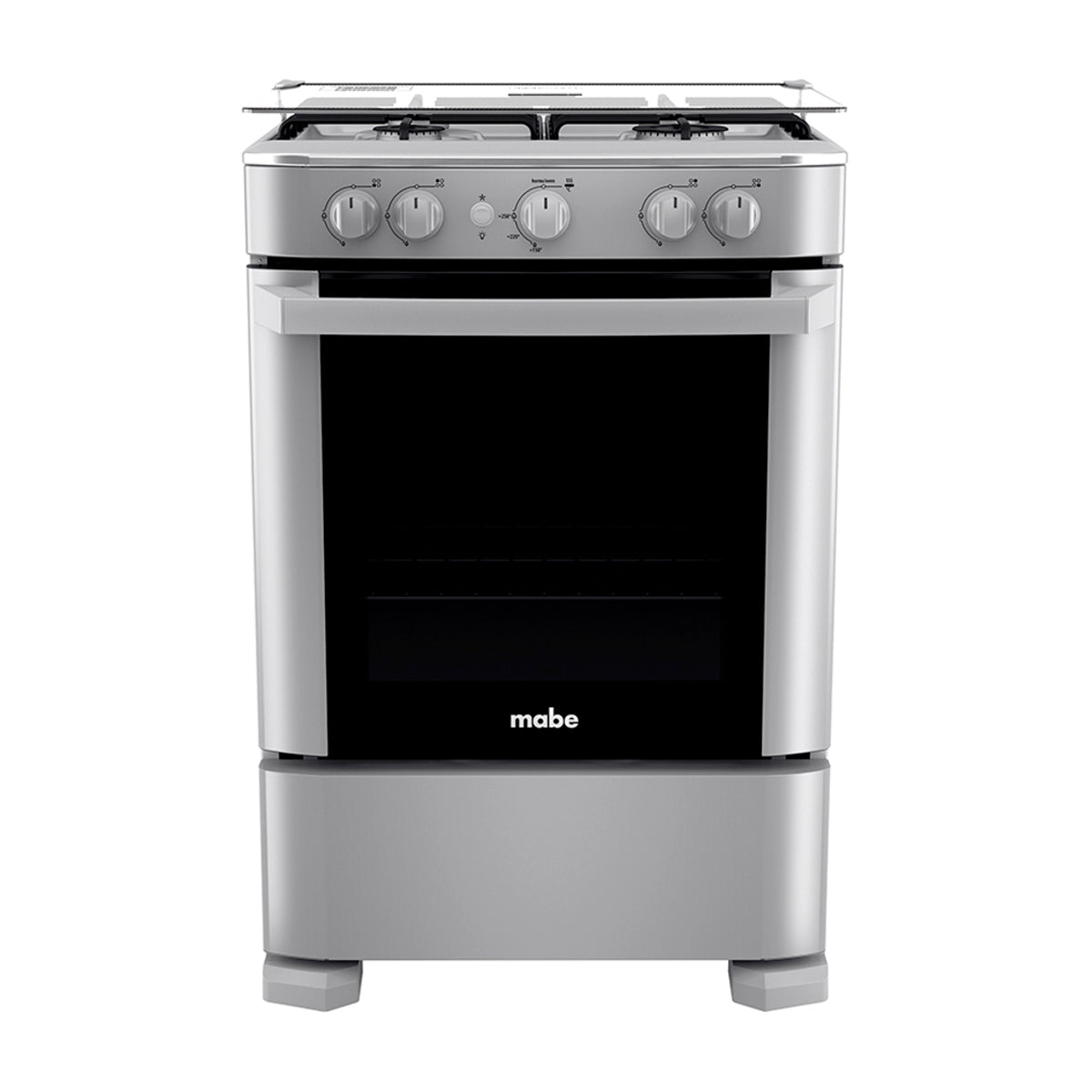 Mabe Estufa a Gas de Acero Inoxidable | Tecnología Ultimate | Easy Clean Pro | Tapa | 24" | 4 Quemadores