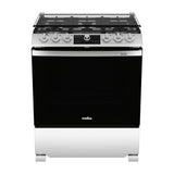 Mabe Estufa a Gas de Acero Inoxidable | Tecnología Ultimate | Easy Clean Pro | Panel Digital | Tapa | Plancha | 30" | 6 Quemadores