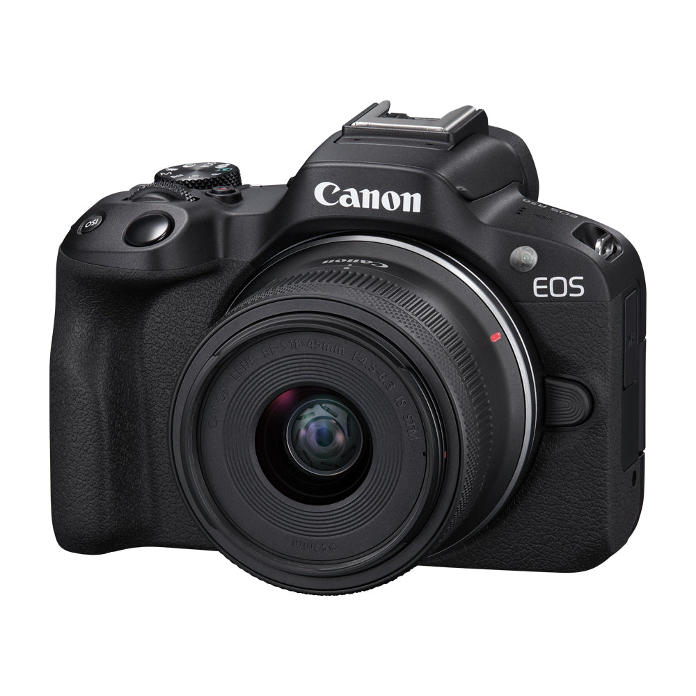Canon EOS R50 Cámara Digital Mirrorless con Lente 18-45mm IS STM