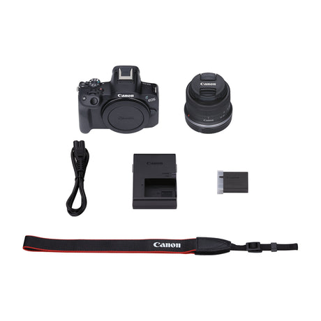 Canon EOS R50 Cámara Digital Mirrorless con Lente 18-45mm IS STM